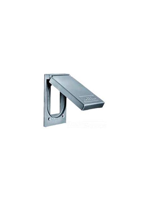 Product image for Hubbell WPFS26 1-Gang Die-Cast Aluminum Receptacle Box Mount Weatherproof Lift Cover