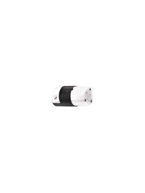 Product image for Hubbell HBL5269CM2Connector body nylon 2P3W 125V 15A 5-15R black