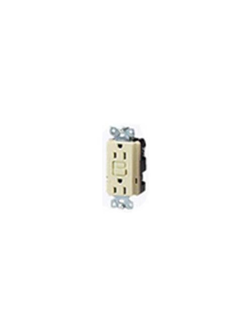 Product image for HUBW GFR8300HLATR 20A 125V COM HG TAMPER GFCI LT ALMOND