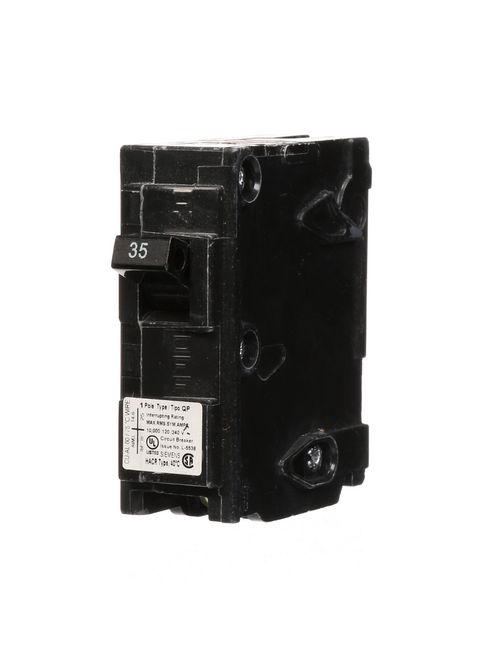 Siemens Industry Q135 120 Volt 35 Amp 10 kaic 1-Pole Type QP Circuit Breaker Siemens Industry Q135 120 Volt 35 Amp 10 kaic 1-Pole Type QP Circuit Breaker