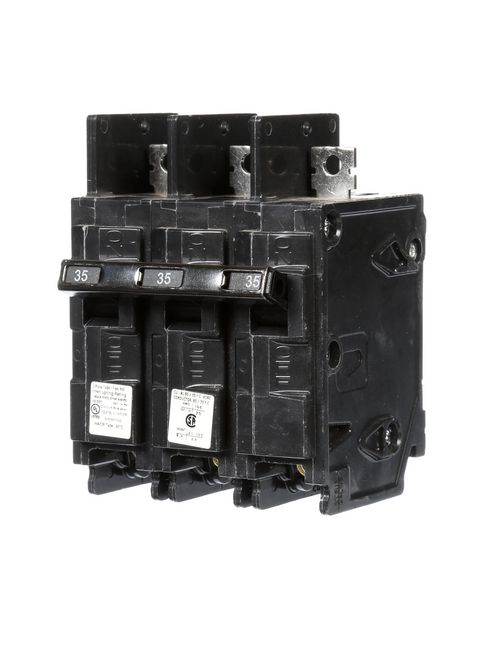Siemens Industry BQ3B035 240 Volt 35 Amp 10 kaic 3-Pole Circuit Breaker Siemens Industry BQ3B035 240 Volt 35 Amp 10 kaic 3-Pole Circuit Breaker
