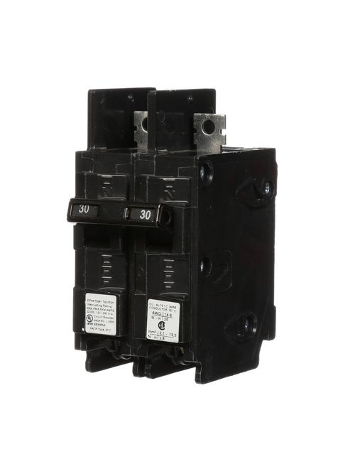 Siemens Industry BQ2B030H 2-Pole 30 Amp 120/240 VAC 22 kA Circuit Breaker Siemens Industry BQ2B030H 2-Pole 30 Amp 120/240 VAC 22 kA Circuit Breaker