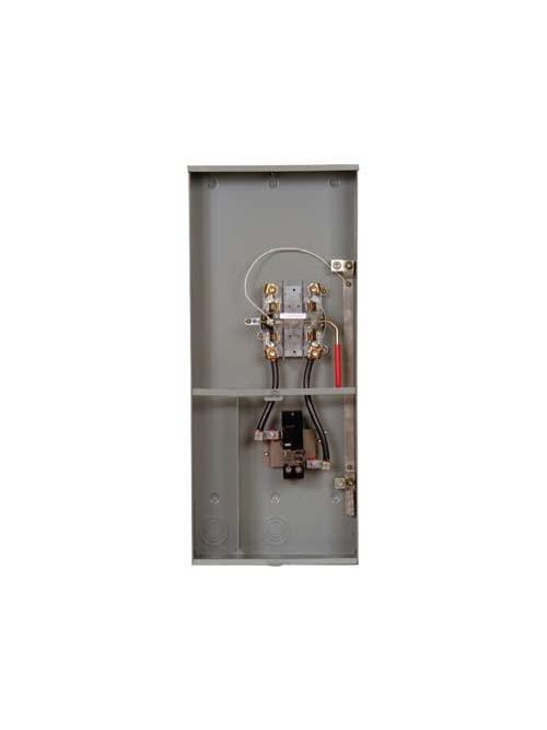 Product image for Siemens 40834-026 600 VAC 200 Amp 1-Phase 3-Wire 4-Jaw Lever Bypass Ringless Meter Mounting Equipment