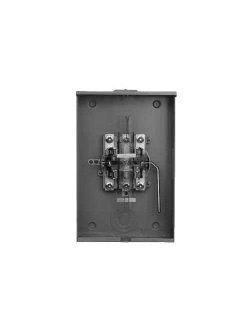 Product image for Siemens 42504-0250 600 VAC 200 Amp 1-Phase 3-Wire 4-Jaw Lever Bypass Ringless Meter Mounting Equipment