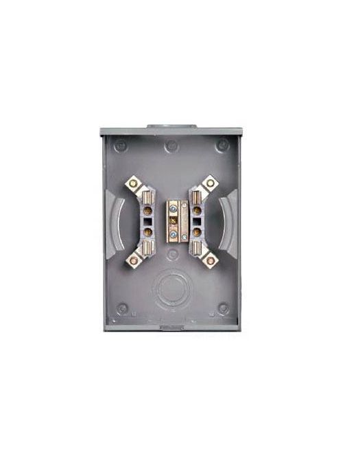 Product image for Siemens 9837-8213 600 VAC 20 Amp 6-Jaw NEMA 3R No Bypass Ringless Meter Mounting Equipment