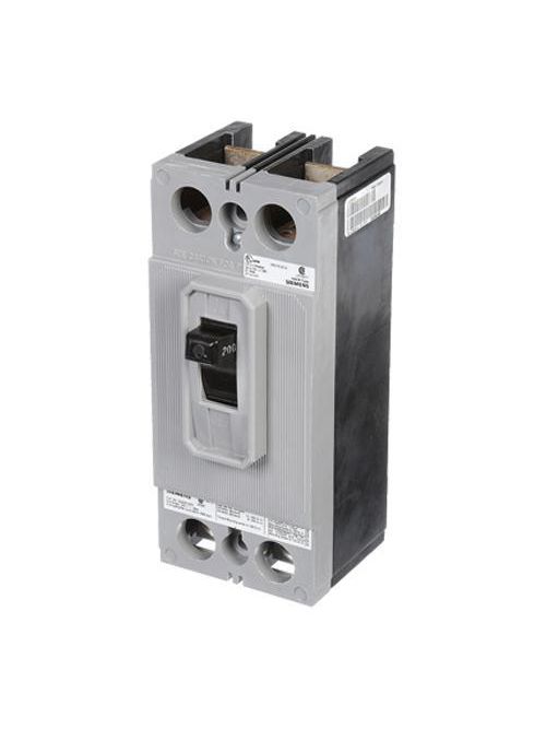 Siemens Industry QJ22B200H 200 Amp 42 kA 240 Volt 2-Pole Type QJ Circuit Breaker Siemens Industry QJ22B200H 200 Amp 42 kA 240 Volt 2-Pole Type QJ Circuit Breaker
