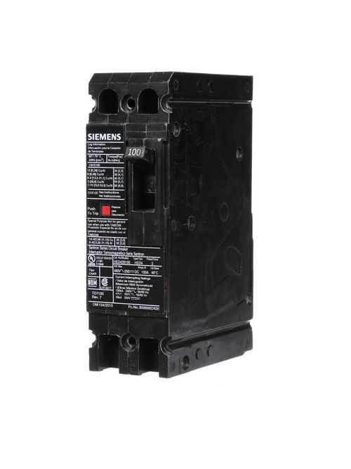 S-A HED42B100 BRKR HED4 2P 480V 100 S-A HED42B100 BRKR HED4 2P 480V 100