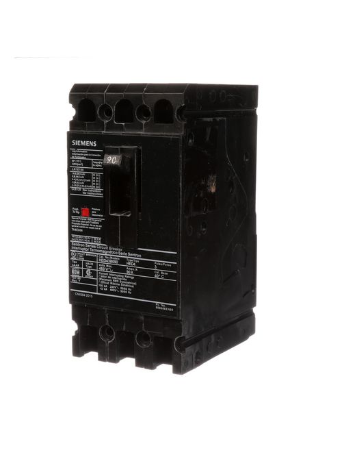 Siemens Ca HED43B090 MCCB, 3P, 480 Siemens Ca HED43B090 MCCB, 3P, 480
