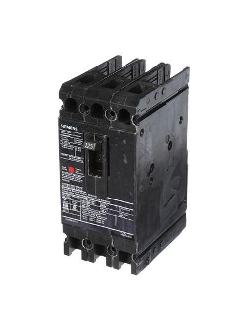 Siemens Industry HED43B125 480 Volt 125 Amp 42 kaic 3-Pole Circuit Breaker with LD Lug Siemens Industry HED43B125 480 Volt 125 Amp 42 kaic 3-Pole Circuit Breaker with LD Lug