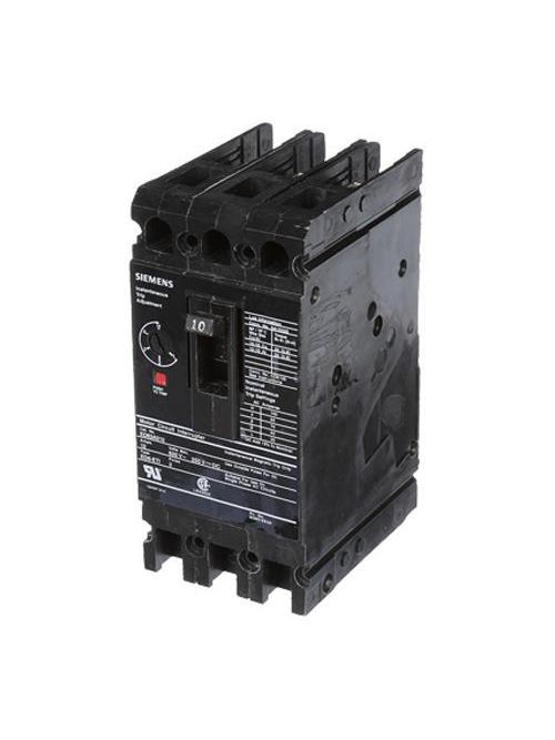 Siemens Industry ED63A010 600 Volt 10 Amp 3-Pole Circuit Breaker with ETI Lugs Siemens Industry ED63A010 600 Volt 10 Amp 3-Pole Circuit Breaker with ETI Lugs