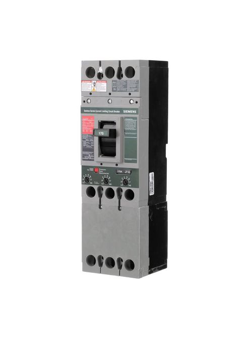 Siemens Industry CFD63B175 3-Pole 600 VAC 175 Amp 100 kA Non-Interchangeable Trip Thermal Magnetic Molded Case Circuit Breaker Siemens Industry CFD63B175 3-Pole 600 VAC 175 Amp 100 kA Non-Interchangeable Trip Thermal Magnetic Molded Case Circuit Breaker