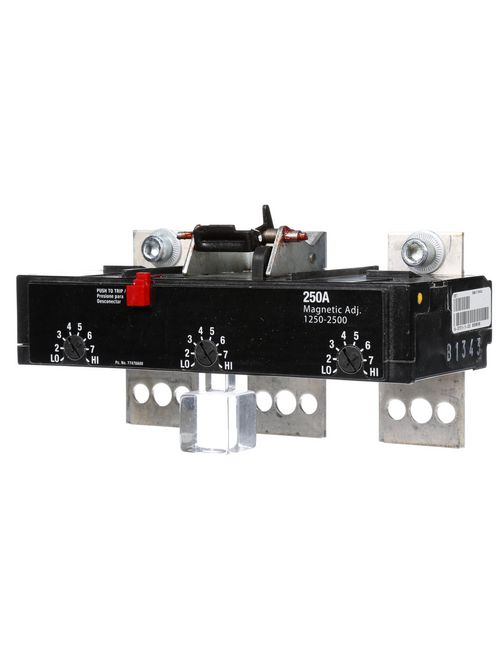 Siemens Industry JD63T250 3-Pole 250 Amp 600 VAC 25 kA Molded Case Circuit Breaker Trip Unit Siemens Industry JD63T250 3-Pole 250 Amp 600 VAC 25 kA Molded Case Circuit Breaker Trip Unit