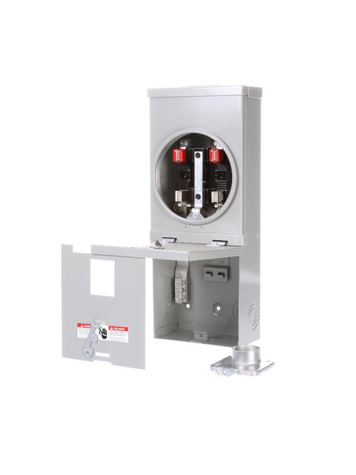 Siemens Industry MM0202ML1100S 120/240 VAC 100 Amp 1-Phase 10 kA 3-Wire 2-Circuit Horn Bypass Ring Meter Main Siemens Industry MM0202ML1100S 120/240 VAC 100 Amp 1-Phase 10 kA 3-Wire 2-Circuit Horn Bypass Ring Meter Main