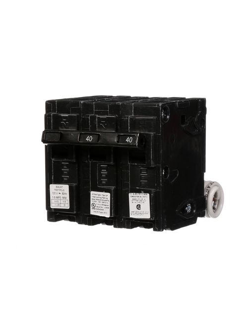 Siemens Industry Q24000S01 2-Pole 40 Amp 120/240 VAC 10 kA 120 Volt Shunt Trip Molded Case Circuit Breaker Siemens Industry Q24000S01 2-Pole 40 Amp 120/240 VAC 10 kA 120 Volt Shunt Trip Molded Case Circuit Breaker