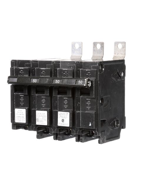 Siemens Industry B35000S01 3-Pole 50 Amp 240 VAC 10 kA 120 Volt Shunt Trip Bolt-On Molded Case Circuit Breaker Siemens Industry B35000S01 3-Pole 50 Amp 240 VAC 10 kA 120 Volt Shunt Trip Bolt-On Molded Case Circuit Breaker