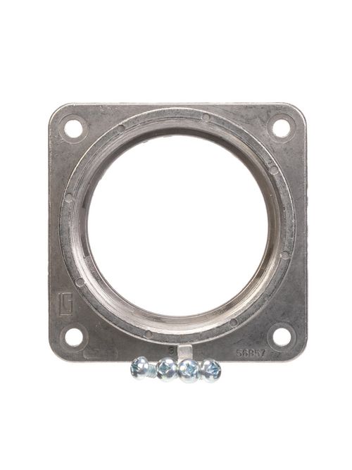 Product image for Siemens H56857-2 3-1/2 Inch Screw Mount Large Opening Meter Socket Hub