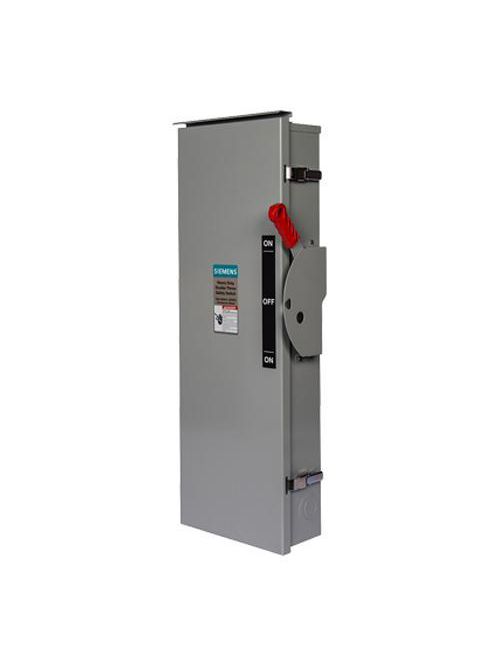 Siemens Industry DTGNF224R 240 Volt 200 Amp 2 watt General Duty Type 3R Non-Fusible Double Throw Safety Switch Siemens Industry DTGNF224R 240 Volt 200 Amp 2 watt General Duty Type 3R Non-Fusible Double Throw Safety Switch