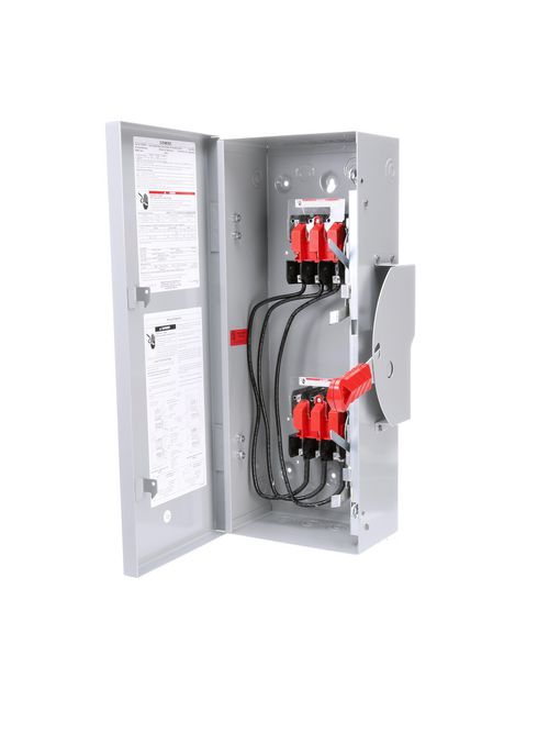 Siemens Industry DTNF321 240 VAC/250 VDC 30 Amp 3-Pole 3-Wire NEMA 1 Heavy Duty Non-Fusible Safety Switch Siemens Industry DTNF321 240 VAC/250 VDC 30 Amp 3-Pole 3-Wire NEMA 1 Heavy Duty Non-Fusible Safety Switch