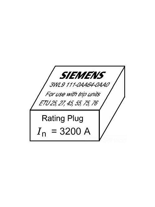Product image for Siemens WLRP600 600 Amp Circuit Breaker Rating Plug