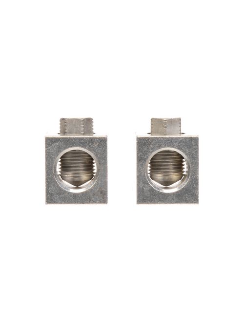 Product image for Siemens H55890 13/32 x 9/16 Inch Stud/Hex 6 AWG to 350 MCM Tinned Aluminum 1-Hole Connector Lug