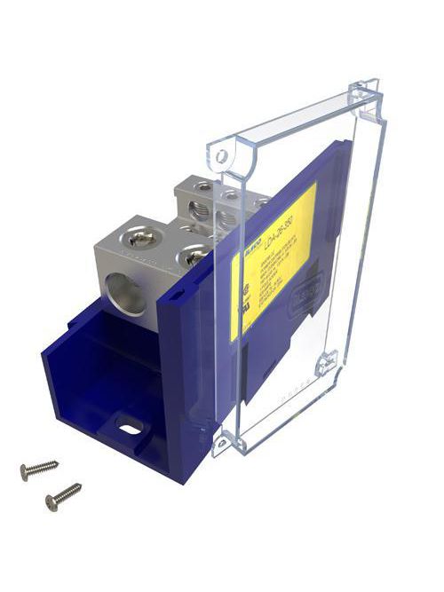 ILSCO LDA-26-350 620 Amp 600 Volt 14 to 2/0 AWG Electrotinned Aluminum Alloy Power Distribution Block ILSCO LDA-26-350 620 Amp 600 Volt 14 to 2/0 AWG Electrotinned Aluminum Alloy Power Distribution Block