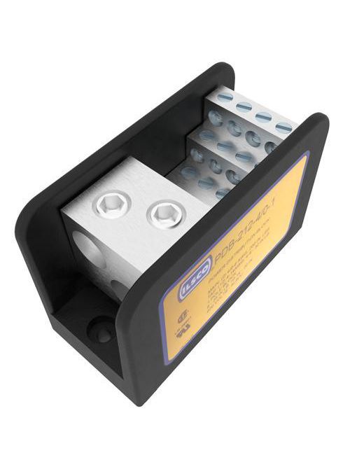 ILSCO PDB-212-4/0-1 460 Amp 600 Volt 14 to 4 AWG Secondary Electrotinned Aluminum Alloy Power Distribution Block ILSCO PDB-212-4/0-1 460 Amp 600 Volt 14 to 4 AWG Secondary Electrotinned Aluminum Alloy Power Distribution Block