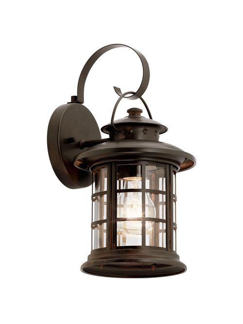 Product image for Kichler 9760 RST 1-Light Outdoor Wall Lighting Fixture