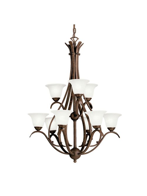Product image for Kichler 2520TZ Dover™ 9 Light Chandelier Tannery Bronze™