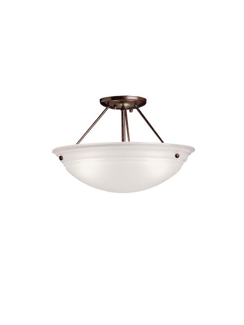 Product image for Kichler 3122TZ Semi Flush 3Lt