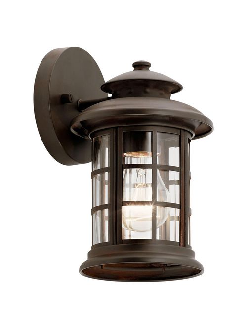 Product image for Kichler 9759 RST 1-Light Outdoor Wall Lighting Fixture