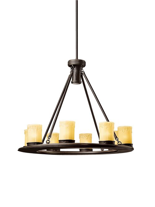 Product image for Kichler 15402OZ Chandelier 8Lt + 1Lt 1