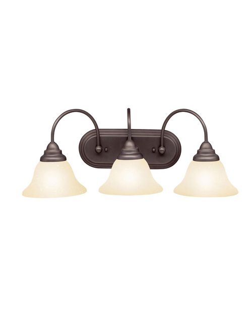 Product image for Kichler 5993OZ Telford™ 3 Light Vanity Light Olde Bronze®