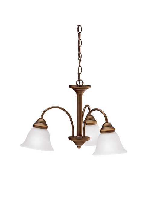 Product image for Kichler 3293OZ Wynberg™ 3 Light Chandelier Olde Bronze®