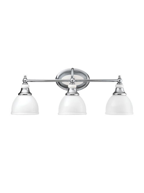 Product image for Kichler 5369CH Chrome 3-Light Pocelona Bath Vanity