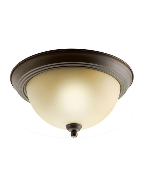 Product image for Kichler 8108OZ Olde Bronze Signature 2 Flush Mount Ceiling Light