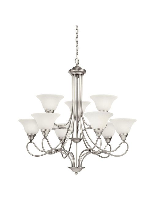 Product image for Kichler 2558AP 9-Light Chandelier