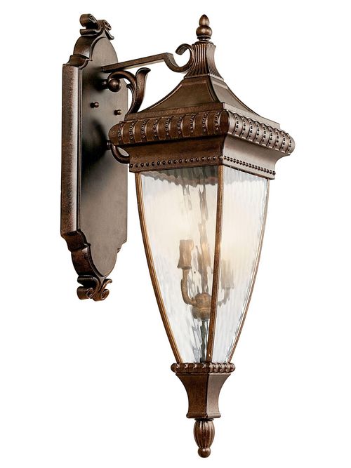 Product image for Kichler 49132BRZ Outdoor Wall 3Lt