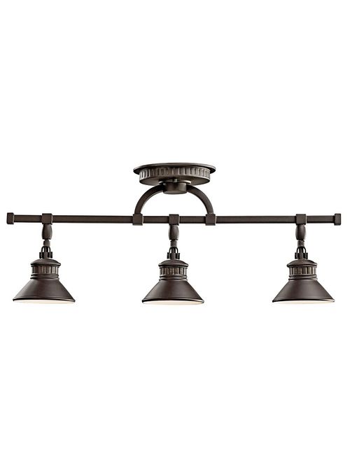 Product image for Kichler 42439OZ Rail Light 3Lt Halogen