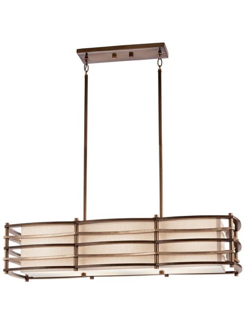 Product image for Kichler 42061CMZ Linear Chandelier 3Lt