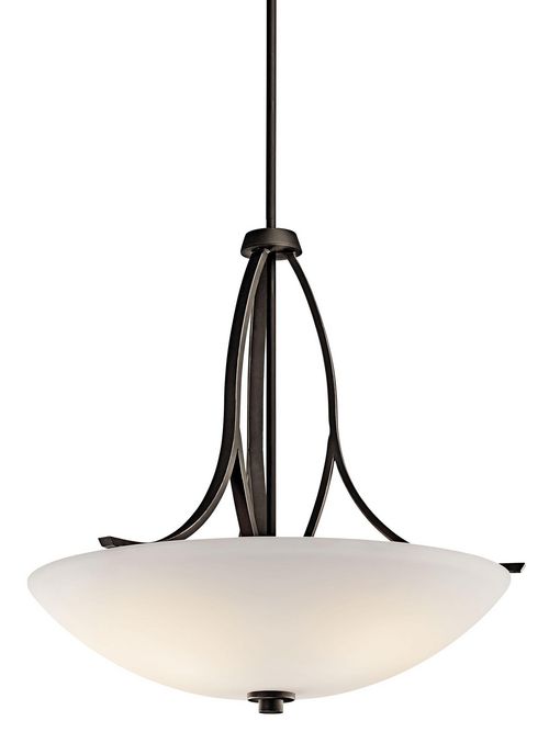 Product image for Kichler 42561OZ Granby™ 3 Light Inverted Pendant Olde Bronze®