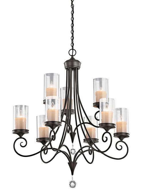 Product image for Kichler 42863SWZ Chandelier 9Lt