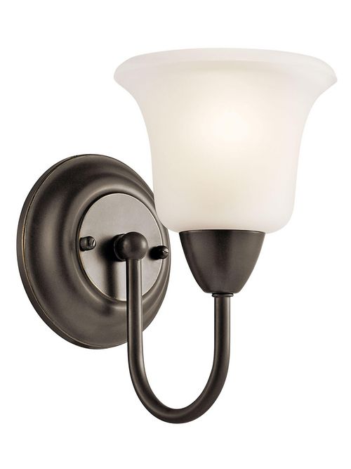 Product image for Kichler 45881OZ Nicholson™ 1 Light Wall Sconce Olde Bronze®