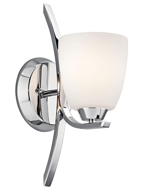 Product image for Kichler 45358CH Wall Sconce 1Lt