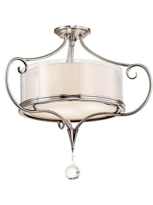 Product image for Kichler 42866CLP Semi Flush 2Lt