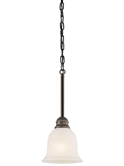 Product image for Kichler 42901OZ Tanglewood™ 6.25" 1 Light Mini Pendant Olde Bronze®