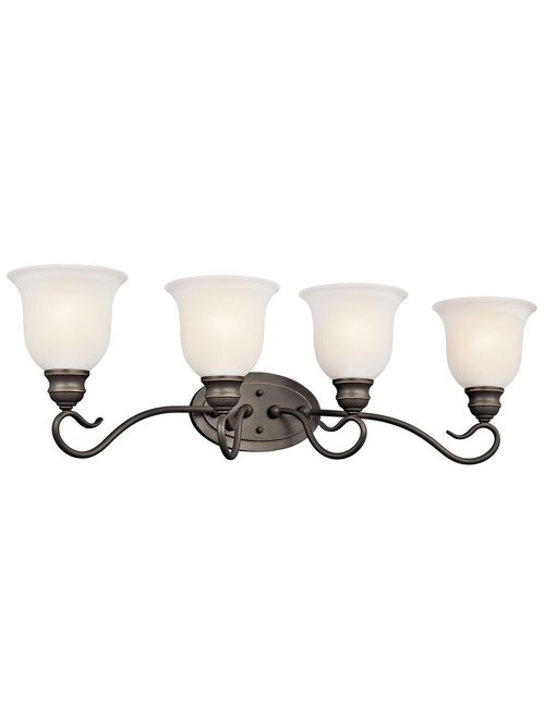 Product image for Kichler 45904OZ Tanglewood™ 4 Light Vanity Light Olde Bronze®