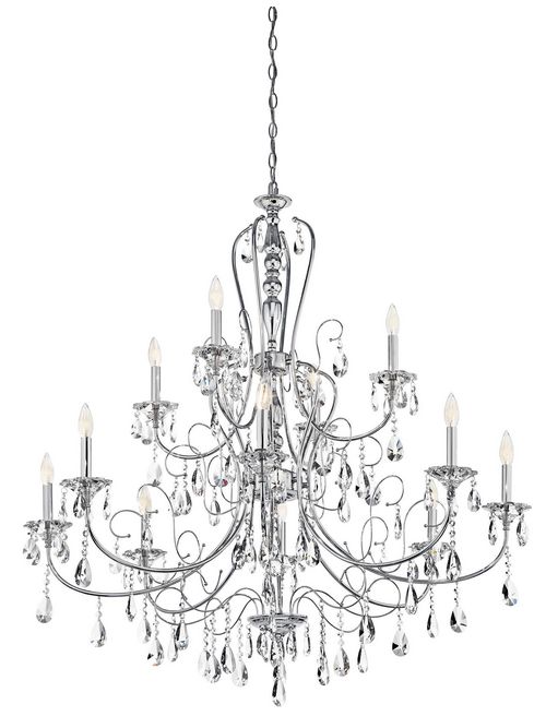 Product image for Kichler 43124CH Chandelier 12Lt