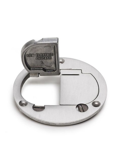 LEW DFB-LR-A 4" AL ROUND DUAL FLIP LEW DFB-LR-A 4" AL ROUND DUAL FLIP