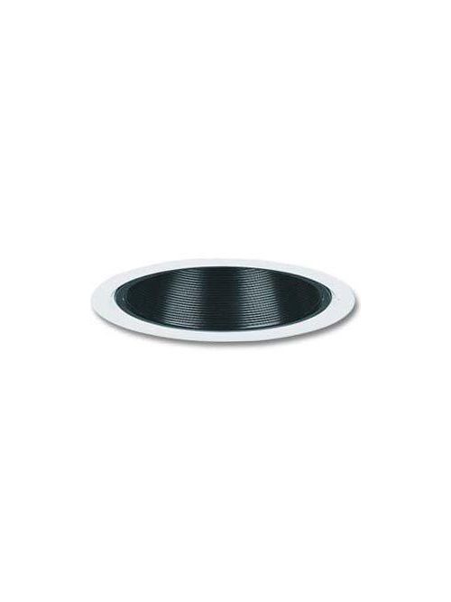 Product image for Lithonia Lighting 6B2W R6 6 Inch White Light Fixture Premium Baffle Trim