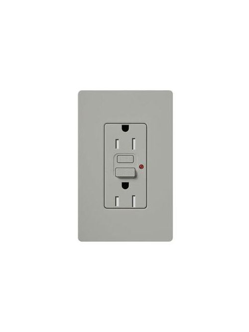Product image for LUT CAR-15-GFTR-GR 125V RECEPTACLE